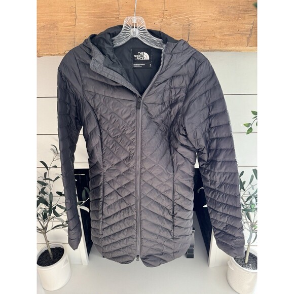 Women's The North Face Karokora 700 Down Navy Hooded Parka Jacket Sz S - Picture 1 of 8